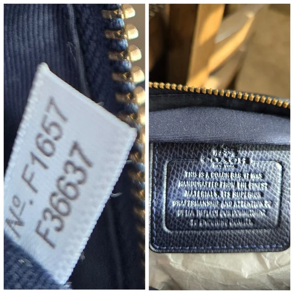 Coach Blue Christie Carry All Shoulder Bag - Picture 16 of 16